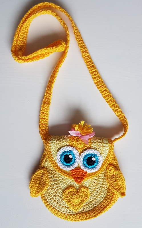 Childrens Purse Yellow Peepsqueeck