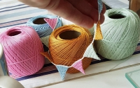 Miniature Bunting Pastel Rainbow