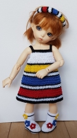 LittleFee 3 Pc Outfit Set Mondriaan