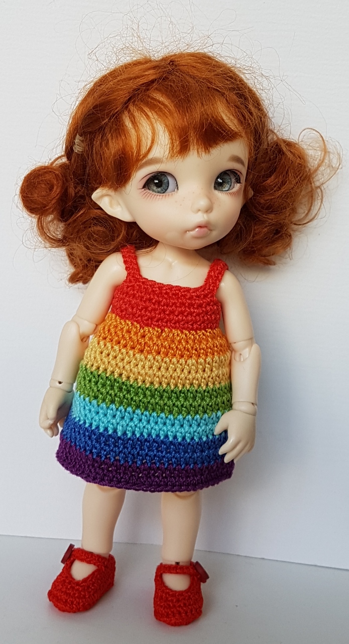 Lati Yellow/ PukiFee  Outfit Set Rainbow