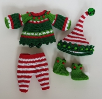 RealFee  Pc Outfit Set Christmas Elf