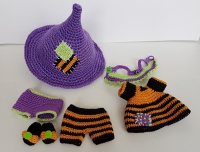 Bru Islanddoll 6 Pc Outfit Set Little Witch