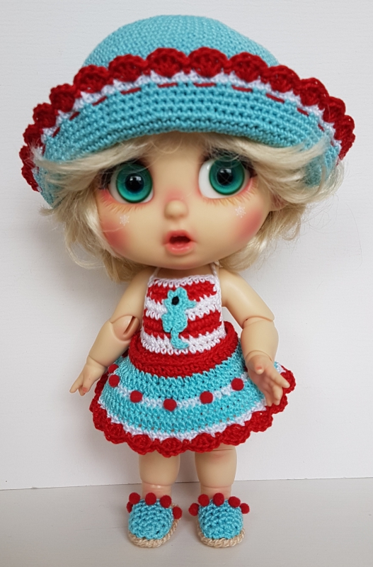 Bru Islanddoll 4 Pc Outfit Set Beach