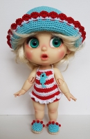 Bru Islanddoll 4 Pc Outfit Set Beach