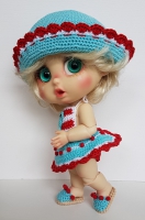 Bru Islanddoll 4 Pc Outfit Set Beach