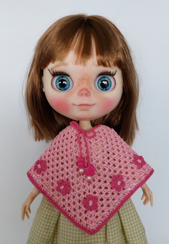 Poncho Jana Pink