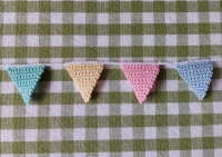 Miniature Bunting Happy