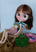 Blythe Beach/Shoppingbag Appelgreen