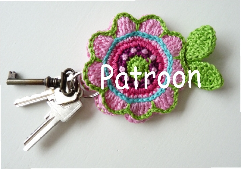 Pattern Keyholder Flower US Terminology