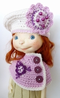 Sprocket (by Connie Lowe) Baret and Cape Violet