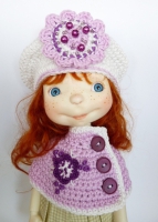 Sprocket (by Connie Lowe) Baret and Cape Violet