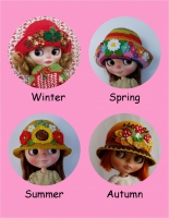 4 Blythe Buttons