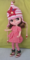 Blythe Hat Christmas Star