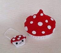 Blythe Hat and Purse Funny Toadstool