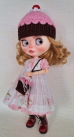 Blythe Hat and Purse Cupcake Bliss