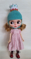 Blythe Hat Pretty Princess in Teal