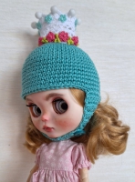 Blythe Hat Pretty Princess in Teal