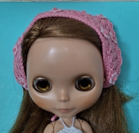 Blythe Headscarf Perfect Pink (50 gram)