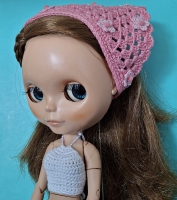 Blythe Headscarf Perfect Pink