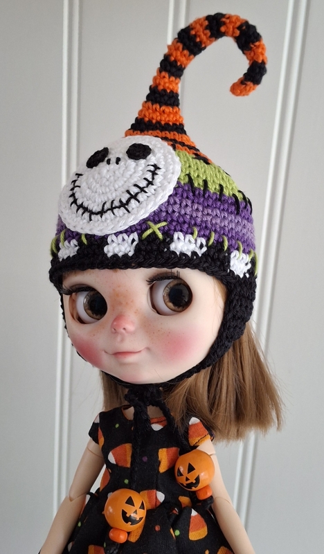 Blythe Hat Jack Skellington's Smile