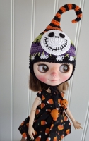 Blythe Hat Jack Skellington's Smile