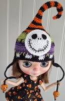 Blythe Hat Jack Skellington's Smile