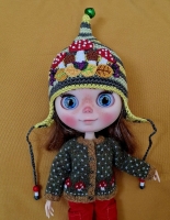 Blythe Hat Mushrooms and Brambles