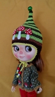 Blythe Hat Toadstool Trio