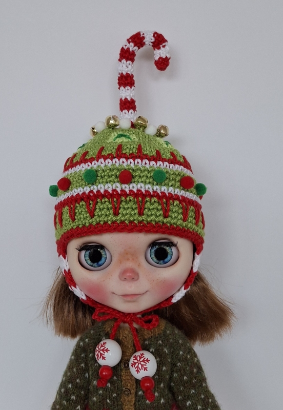 Blythe Hat Candycane 1