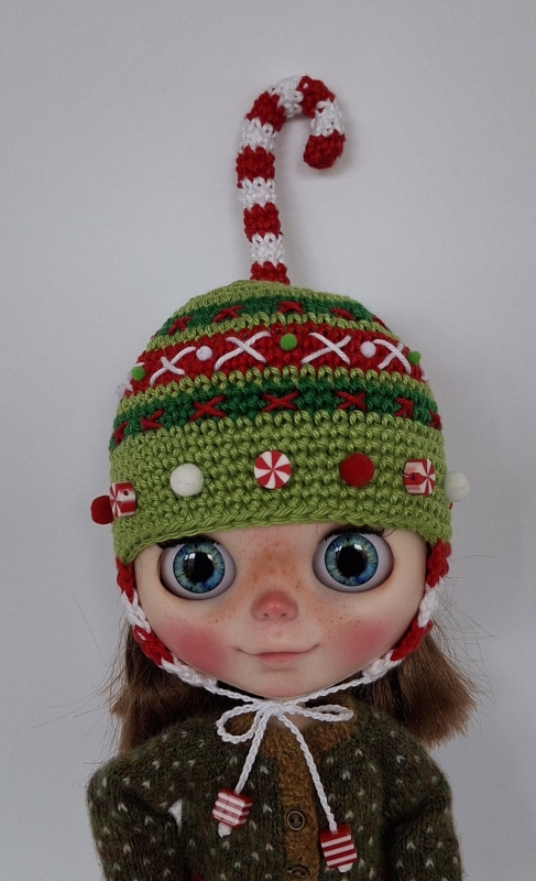 Blythe Hat Candycane 2