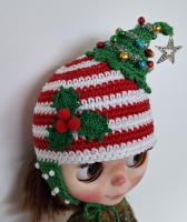 Blythe Hat Christmastree and Holly