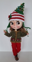 Blythe Hat Christmastree and Holly