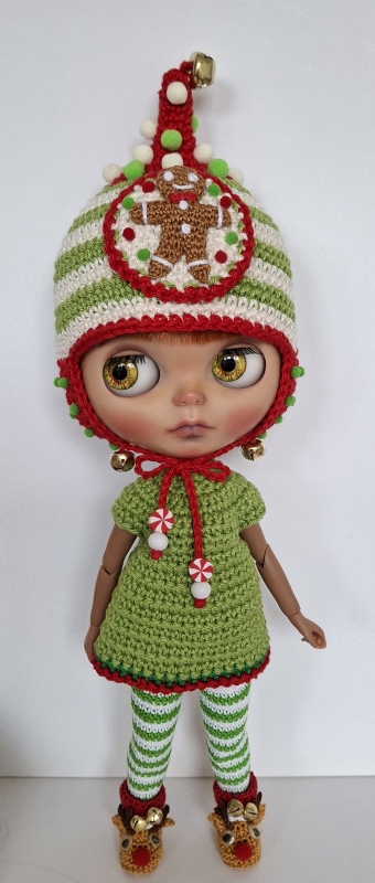 Blythe Hat Gingerbreadman