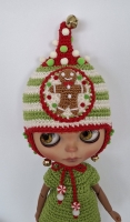 Blythe Hat Gingerbreadman