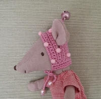 Maileg headwear Set of 4 items "Pinks and Mint"(30 gram)