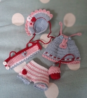 Outfit 5 Pc Set for Maileg "Coquette"(70 gram)