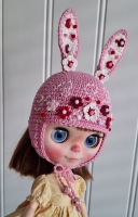Blythe Hat " Bunny Coquette " (70 gram)