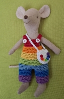 Outfit 5 Pc Set for Maileg "Over the Rainbow"(70 gram)  