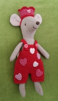 Outfit Set for Maileg "Reds and Pinks"(50 gram)
