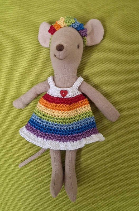 Outfit Set for Maileg "Mini Rainbow"(50 gram)