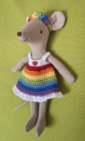 Outfit Set for Maileg "Mini Rainbow"(50 gram)