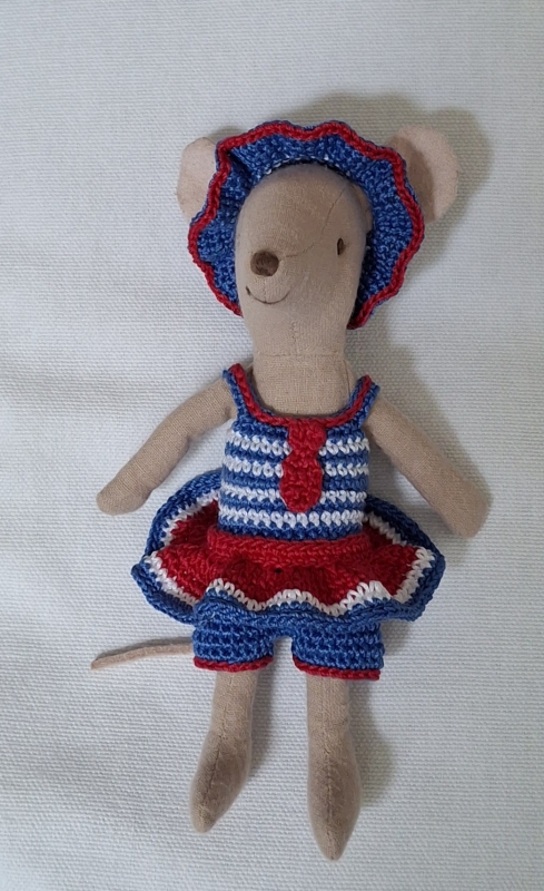 Outfit Set for Maileg "Nostalgic Beachwear "(50 gram)