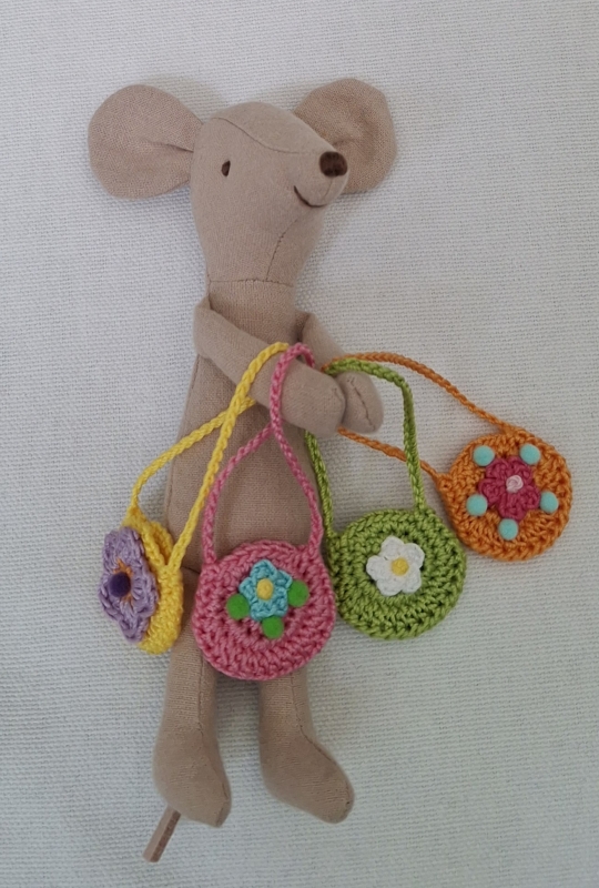 4  Purses for Maileg "Sweet"(50 gram)