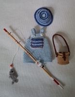 Outfit Set for Maileg "Gone Fishing "(70 gram)