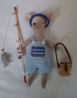 Outfit Set for Maileg "Gone Fishing "(70 gram)