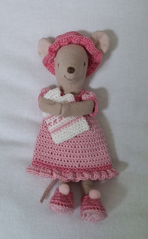 Outfit Set for Maileg "Dreaming in Pink"(100 gram)