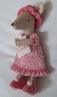 Outfit Set for Maileg "Dreaming in Pink"(100 gram)