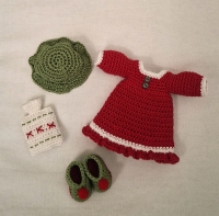 Outfit Set for Maileg "Dreaming in Red"(100 gram)