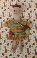 Outfit 5 Pc Set for Maileg "Acorn Adoration"(70 gram)  