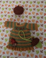 Outfit 5 Pc Set for Maileg "Acorn Adoration"(70 gram)